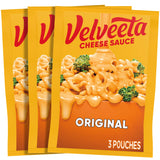 Velveeta Original Cheese Sauce Pouches – No-Sharp-Knife Cheese Sauce for Children Making Their Own Lunch, Squeeze Packet Format