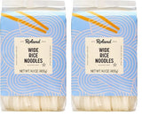 Roland Foods Wide Rice Noodles – Lightweight Pantry Noodle for Patio Cooking, Backyard Dinners, and Picnic Recipes