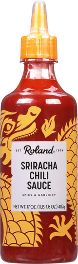 Roland Foods Sriracha Chili Sauce 17 oz – Gentle Heat Sauce for Sensitive Palates Seeking Real Flavor