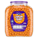 Utz Cheese Balls 36.5 oz Resealable Barrel – Grandparent Gifting Snack for Grandchildren, Big Sharable Cheddar Tub