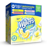 Wyler's Light Singles To Go Powder Packets – Kids Daily Water Flavor Variety, Sugar-Free Single-Serve Sticks for Lunchboxes and Family Kitchen