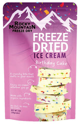 Rocky Mountain Freeze Dry Freeze Dried Ice Cream Strawberry | Nostalgic Better-For-You Dessert for Travel Bags & Pantry Stocking