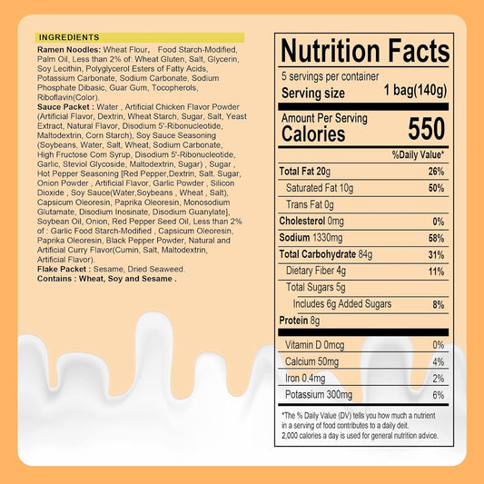 made from korea's high-gluten wheat for chewy, resilient noodles