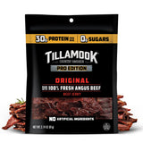 Tillamook Country Smoker PRO Edition Beef Jerky, 30g Protein No Sugar Added, 2.14 Oz Ready-to-Eat Pack Supporting Keto, Diabetic-Friendly and Clean-Label Lifestyles