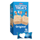 Kellogg's Rice Krispies Treats Crispy Marshmallow Squares – Car Cup Holder Friendly Snack for Family Road Trips and Long Drives