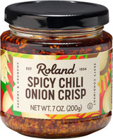Roland Foods Spicy Chili Onion Crisp 7 oz – Streamlined Pantry Staple Replacing Multiple Specialty Jars