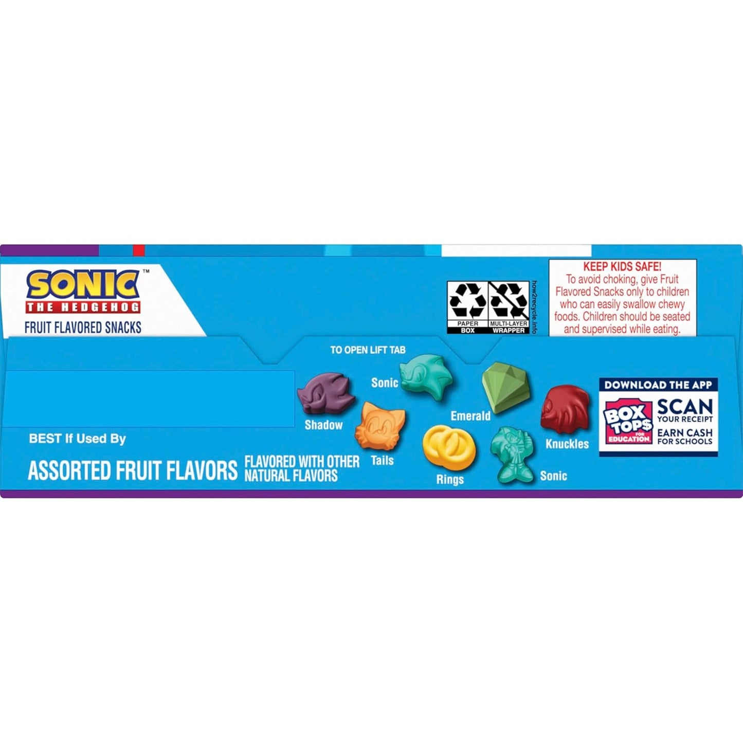 Sonic The Hedgehog Fruit Flavored Snacks – Grab and Go Snack Pouches for Road Trips and Playdates, Fat Free Value Pack