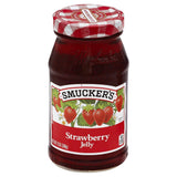 Smucker's Strawberry Jelly – Classic Strawberry Spread for Streamlined Breakfast and Snack Prep, 12 oz