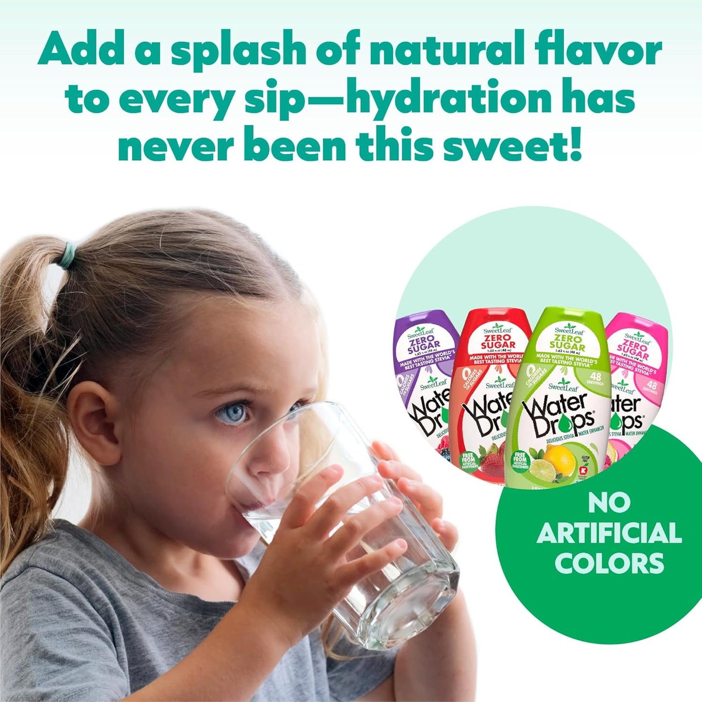 SweetLeaf Monk Fruit Water Flavoring – Affordable Self-Care Gift for Birthdays, Valentine's Day, and Holiday Gifting, 1.62 Fl Oz