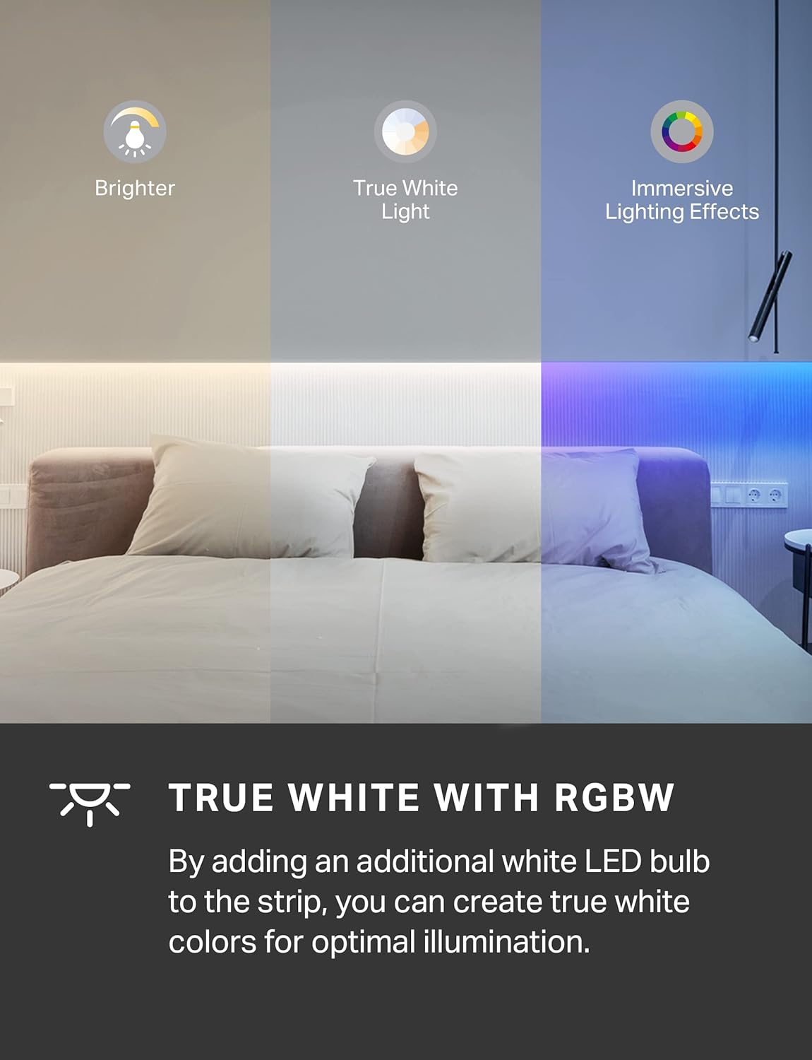 Tapo TP-Link LED Strip – Mindfulness and Meditation Room Lighting with Dimmable Warm Whites