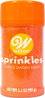 Wilton Sparkling Sugar Decorating Crystals Orange – Stocking Stuffer Gift for Amateur Cake Decorators