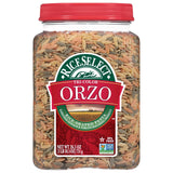 RiceSelect Orzo Pasta Versatile Base for Quick Soups Pilafs and Risottos, 26.5 oz Jar