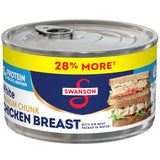 Swanson 98% Fat Free White Chunk Chicken Breast 12.5 oz Pack of 2 – Lean Protein for Buffalo Chicken Dip and Kid-Approved Casseroles
