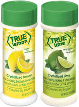 True Lemon Two Pack - Instant Lemon and Lime Flavor for Desk Side Pantry, No Cutting or Squeezing