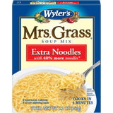 Wyler's Mrs. Grass Extra Noodles Soup Mix – Nursery-Adjacent Pantry Item for Caregiver Meal Prep