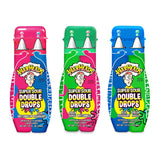 WARHEADS Super Sour Double Drops Liquid Candy – White Elephant and Gag Gift Idea for Sour Candy Fans, 1.01 oz Squeeze Bottles Assorted 3 Pack