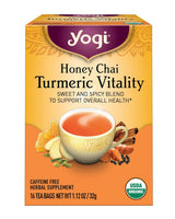 Yogi Tea Honey Chai Turmeric Vitality – Elegant Birthday Gift Box for Women Who Love Cozy, Mindful Living