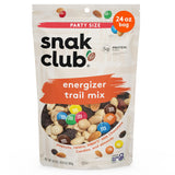 Snak Club Energizer Trail Mix – Diet-Friendly Mindful Snacking with Low-Sodium Nuts, Raisins, and Chocolate Candies, Kosher 16 oz Pouch
