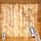 YEOLEH Corded LED Curtain Lights – Pet- and Kid-Safe Wall Feature for Nursery, Toddler Room, and Family Spaces