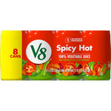 V8 Spicy Hot 100% Vegetable Juice – Office Pantry Staple for Mid-Meeting Hydration and Energy Reset