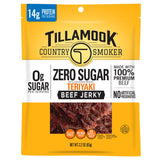 Tillamook Country Smoker No Carb Beef Jerky – Rugged Resealable Snack for Campsite, Boat, and Trailhead Lunches