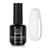 Beetles Clear Builder Gel for Nails – Home Use Nail Enhancement Gel for Overlays & Repairs, 15ml LED/UV Cure Bottle for Daily Manicure