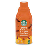 Starbucks Cold Brew Pumpkin Spice Concentrate – Outdoor Brunch Pumpkin Drink, 32 oz Limited Edition