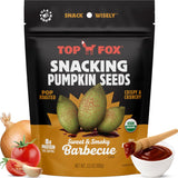 Top Fox Snacks Himalayan Salt Pumpkin Seeds 3.5 oz - 8g Protein Workday Snack for Meetings and Desk Fueling
