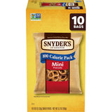 Snyder's of Hanover Pretzel Variety Pack – Nut-Free School Lunch Snacks for Kids, 36 Single-Serve Bags