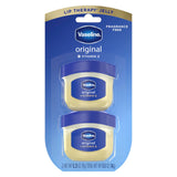 Vaseline Healing Jelly Mini Tins 2 Pack – Gentle Lip Care Ritual for Sensitive, Weathered Lips, 0.5 oz