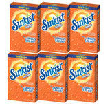 Sunkist Singles To Go Sugar Free Beverage Sticks – Break Room Orange Soda Mix for Shared Workplaces, Coworking, and Remote Desks