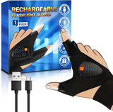 Fishing Glove Lights – Night Fishing LED Gloves for Tying Hooks, Waterproof Dock and Boat Accessory