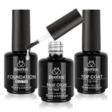 Beetles Nail Extension Kit – Housewarming Gift for Women, Builder Gel and Rhinestone Glue Set for Salon-Style Nails at Home