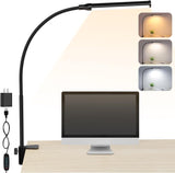 ShineTech LED Clip Lamp – Holiday Gift for College Students and Remote Workers, Adjustable Color Temperature Task Light