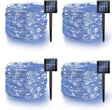 TW SHINE Solar Copper Wire Lights – 80 FT 240 LED 8 Mode String Lights for Cozy Home Atmosphere and Rustic Interior Styling