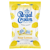 Regal Crown Sour Lemon Hard Candy – Intentional Snack Choice, No Artificial Colors & Real Lemon Juice British Sweets (6.25 oz)
