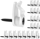 Lumicor Windproof Light Hanger Clips for Patio, Pergola, and Backyard – 50 Pack Black Outdoor String Light Hooks with Screws