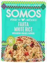 SOMOS Fajita White Rice – No-Cook Mexican Rice for Quick Weekday Lunch Between Meetings