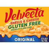 Velveeta Gluten Free Shells & Cheese, Mindful Eating Side for Gluten Free Lifestyle, 12 oz Box