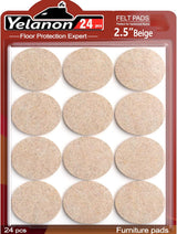 Yelanon 216 Piece Felt Furniture Pad Variety Pack - Useful New Home Gift for Renters, Newlyweds, and Apartment Dwellers