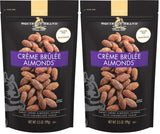Squirrel Brand Crème Brûlée Almonds – Heritage Kettle-Crafted Gourmet Treat, 2-Pack Luxury Snack