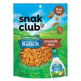 Snak Club Ranch Crunch – Sugar-Free, Single-Bag Snack for Streamlined Kitchens, 8 oz Resealable Pouch