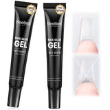 Beetles Gel Nail Tips 576Pcs Pre-shape Short Almond Etch-X Nail Tips – Elevated Beauty Ritual Essentials, Sophisticated Almond Nail Extensions for Personal Use