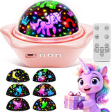 One Fire Soft Glow Bedroom Projector – Eye-Caring Night Light for a Peaceful Girls' Sleep Environment