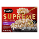 Stouffer's Supreme Shells Three Cheese Stovetop Mac – Comfort Food Side Dish for Family Table, Real Cheese