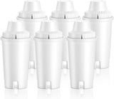 AquaShine 6-Pack Replacement Filters for Brita – Clean Water Self-Care Supply for the Dining Counter