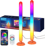 Borllyem Smart LED Light Bars Holiday Gift for Teens, 16M Color Gaming and Bedroom Light Bars