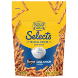 Rold Gold Cool Ranch Pretzel Twists 4 oz – Care Package Snack Gift for Students and Friends, Oven-Baked Crunch