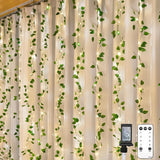suddus Vine Wall Lights – 8-Mode Fairy Light Backdrop for Staircase Railing and Reading Corner, Artificial Greenery with Timer