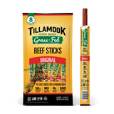 Tillamook Country Smoker Original Beef Sticks – Sugar Free Portable Protein for Daily Self Care Habits, Pack of 8